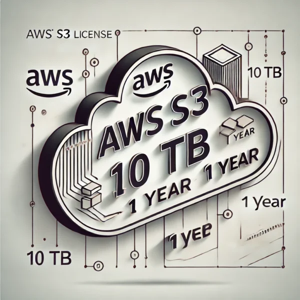 AWS S3 licensz 10T 1y