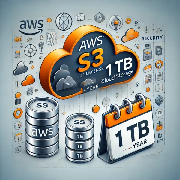 AWS S3 licensz 1T 1y