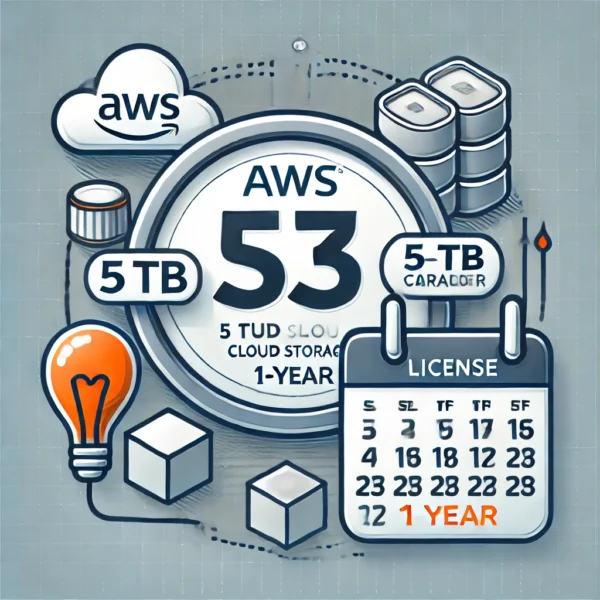 AWS S3 licensz 5T 1y