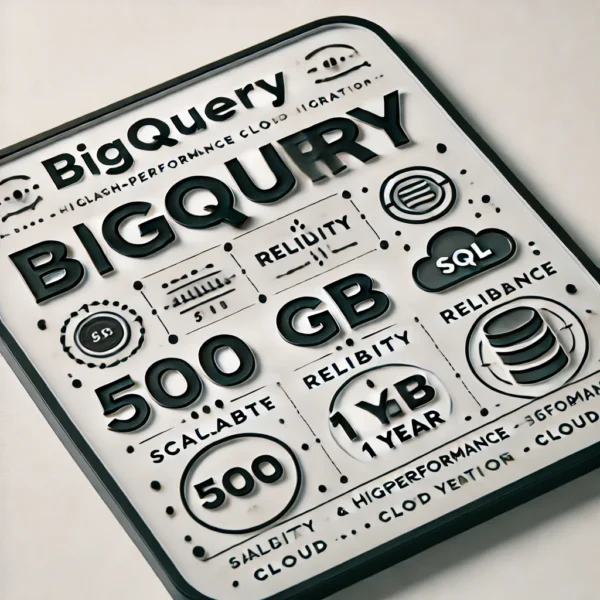 BigQuery SQL 500 GB 1y