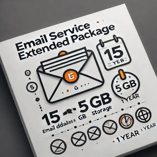 bővített csomag (15 × 5 GB) 1y