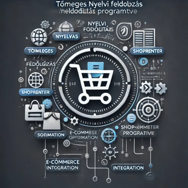 Tömeges nyelvi feldolgozás (nyelvi fordítás) Shoprenter programba illesztve