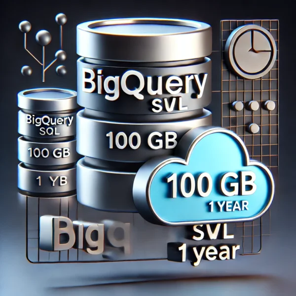 BigQuery SQL 100 GB 1y